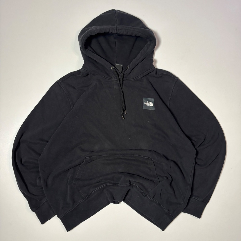 The North Face Mens Red Box Pullover Hoodie Black XL Graphic Logo Sweatshirt